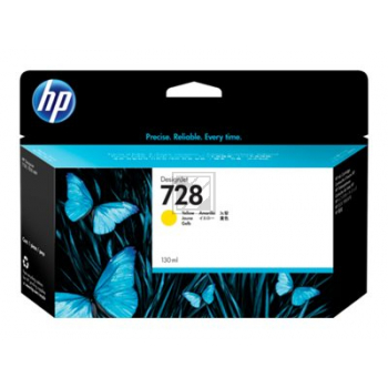 Original HP F9J65A / 728 Tinte gelb