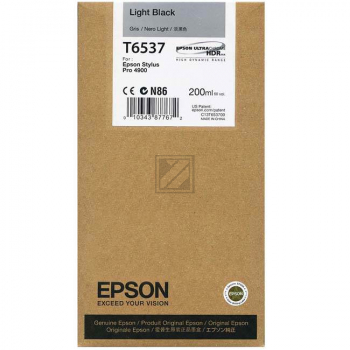 Original Epson C13T653700 / T6537 Tinte schwarz hell