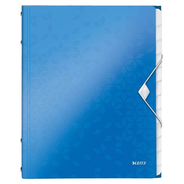 Sortierbuch WOW, A4, 12 Fächer, blau