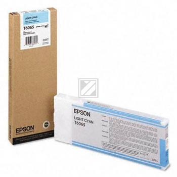 Original Epson C13T606500 / T6065 Tinte cyan foto