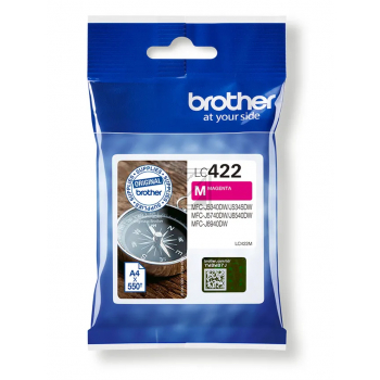 Original Brother LC422M Tinte magenta