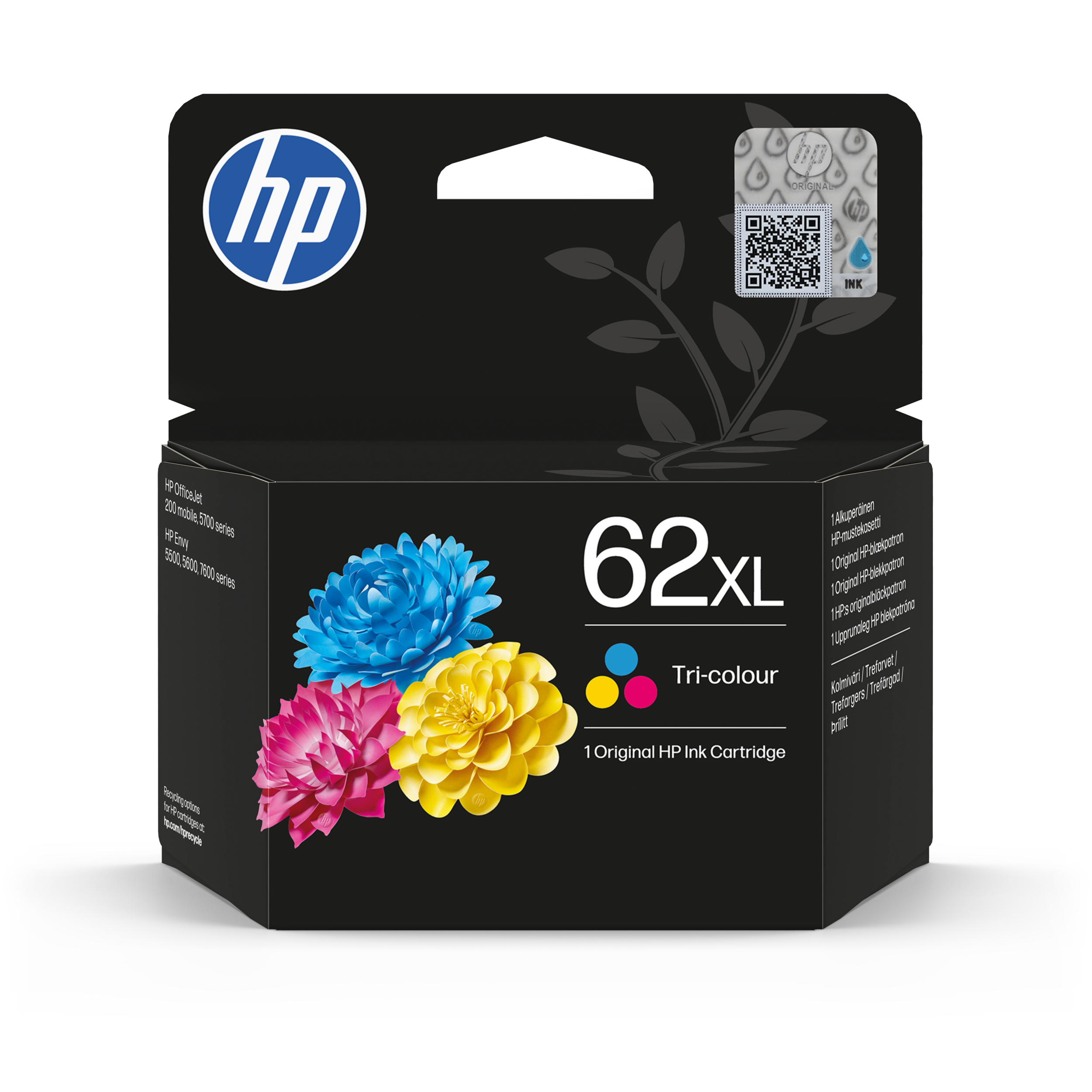 Original HP D14SLAE#LS1 / 62XL Tinte cyan, magenta, gelb