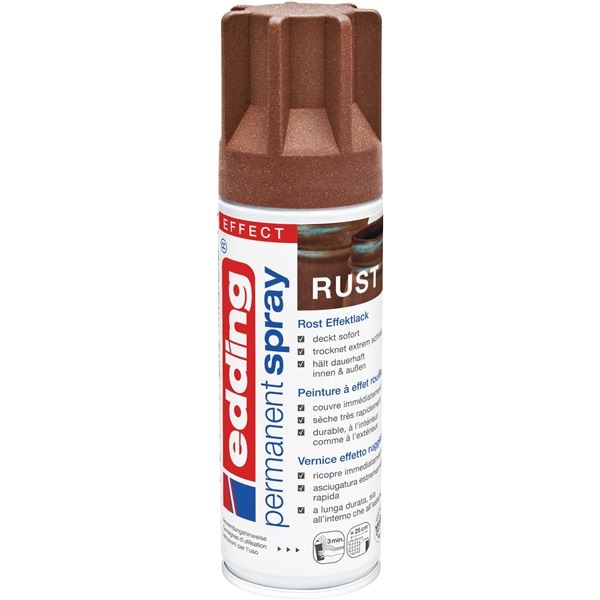 Acrylspray Edding 5200, Rosteffekt