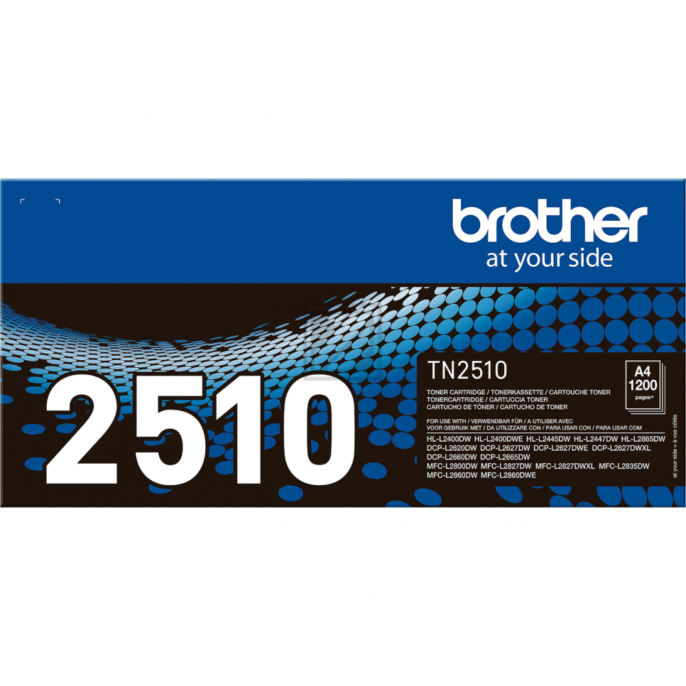 Original Brother TN2510 Toner schwarz