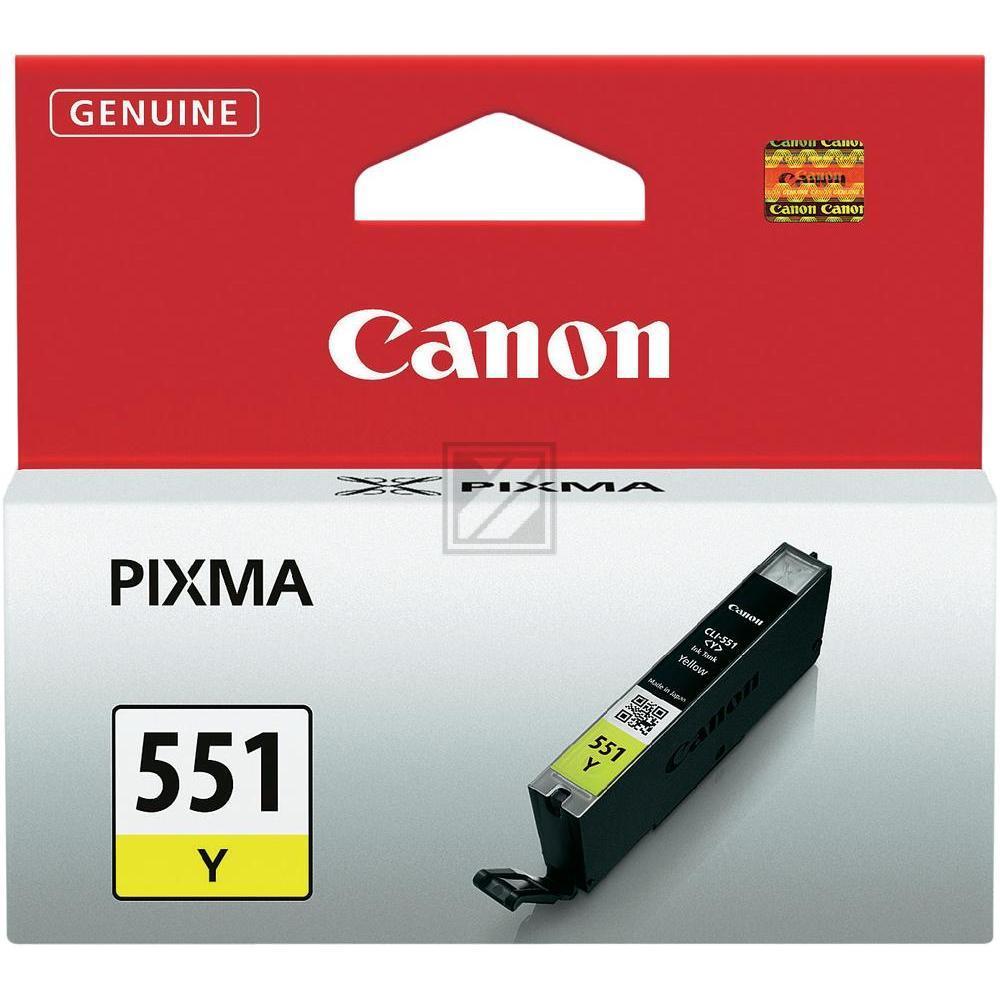 Original Canon 6511B001 / 551Y Tinte gelb