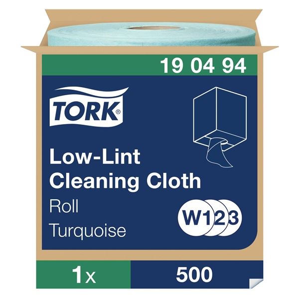 Tork Industrietücher - fusselarm, türkis, W1-3