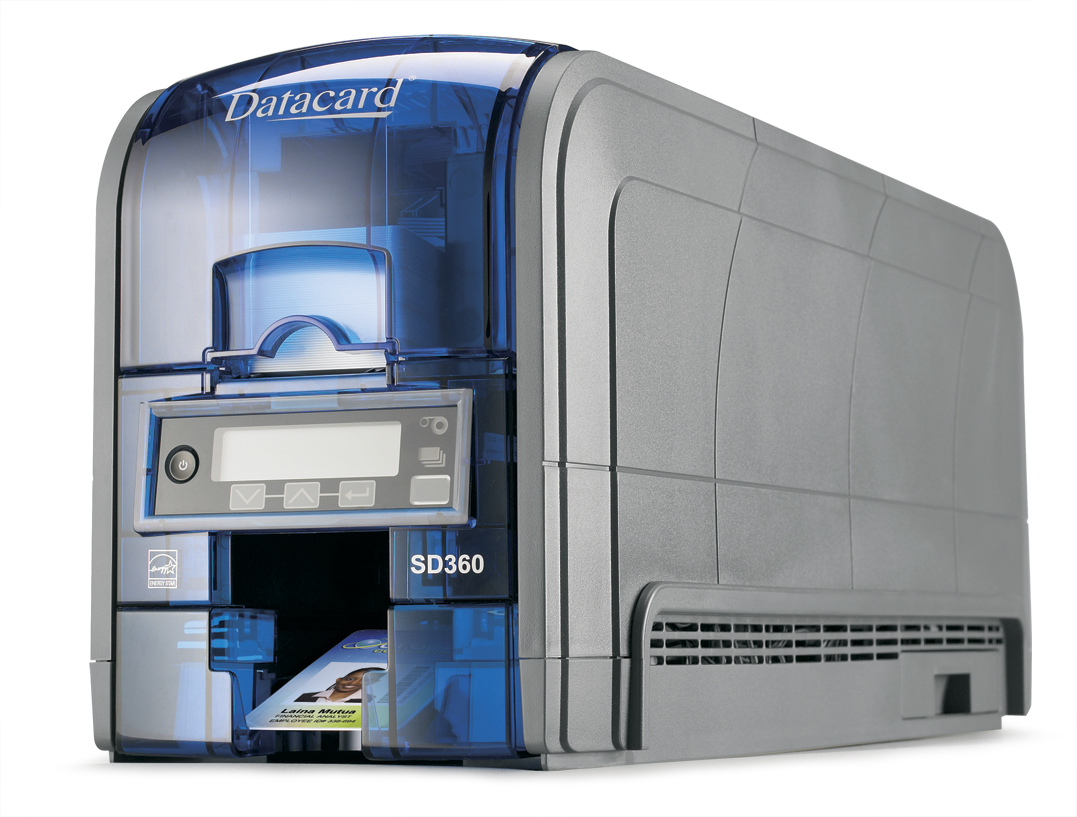 DataCard SD360 Plastikkarten-Drucker Farbstoffsublimation Farbe 300 x 300 DPI