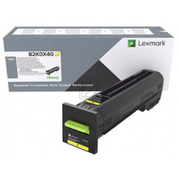 Original Lexmark 82K0X40 Toner gelb
