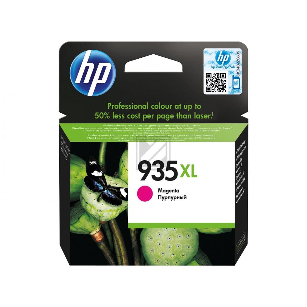 Test HP Tintenpatrone magenta HC (C2P25AE, 935XL)