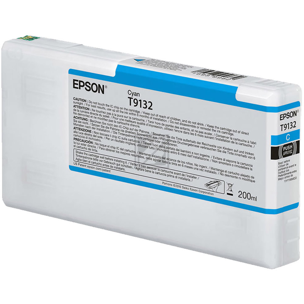 Original Epson C13T913200 / T9132 Tinte cyan