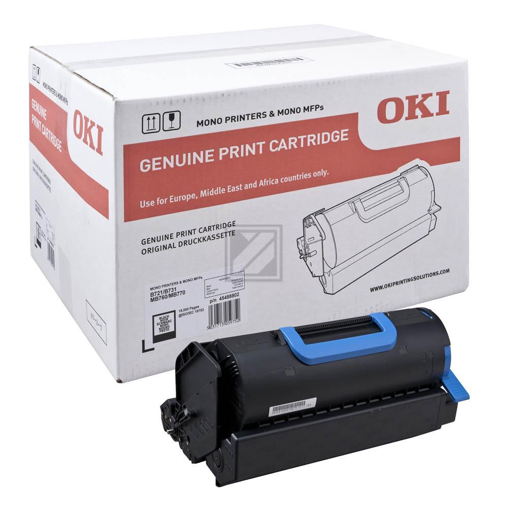 Original OKI 45488802 Toner schwarz
