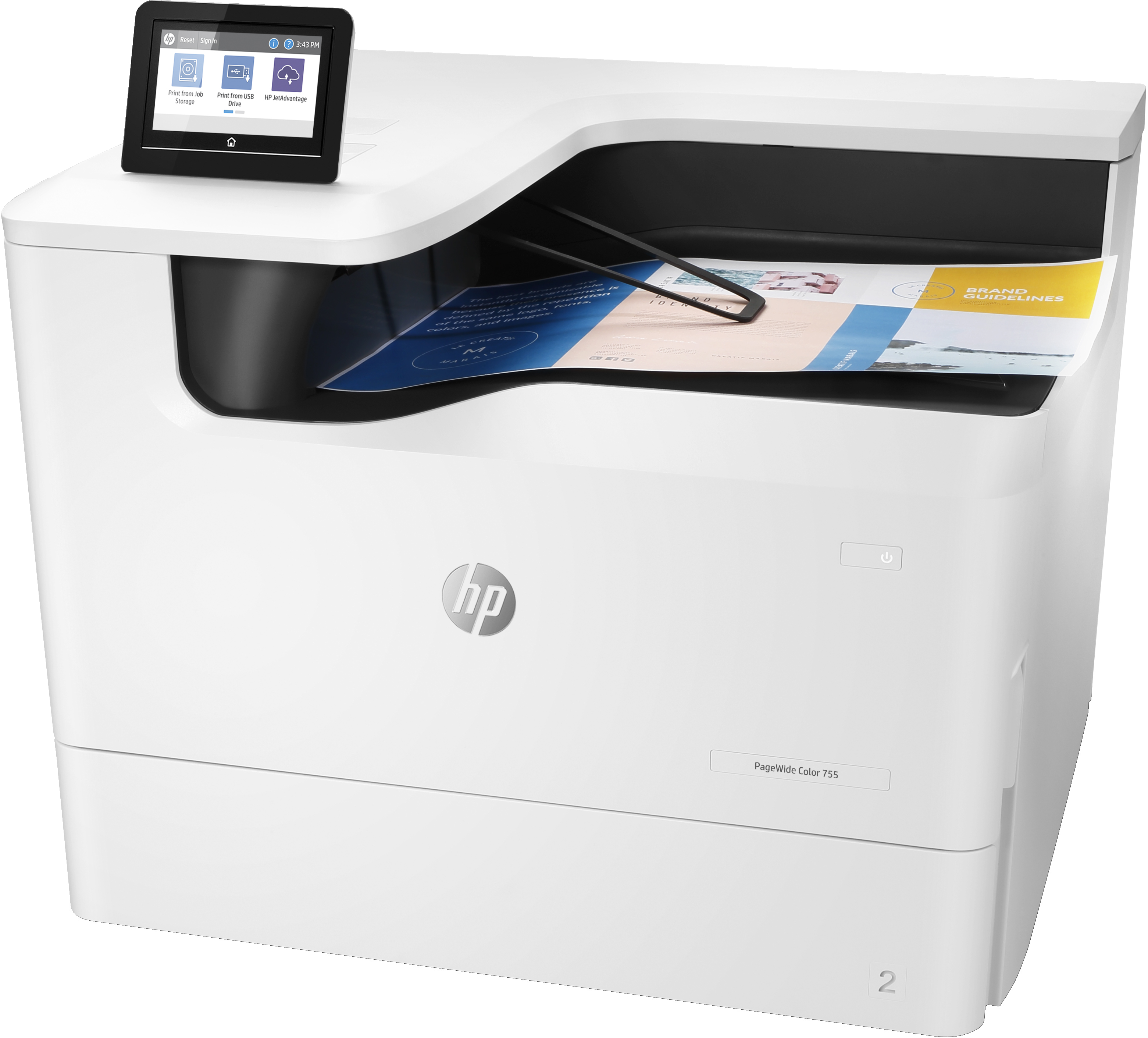 HP PageWide Color Color 755dn Tintenstrahldrucker Farbe 2400 x 1200 DPI A3 WLAN