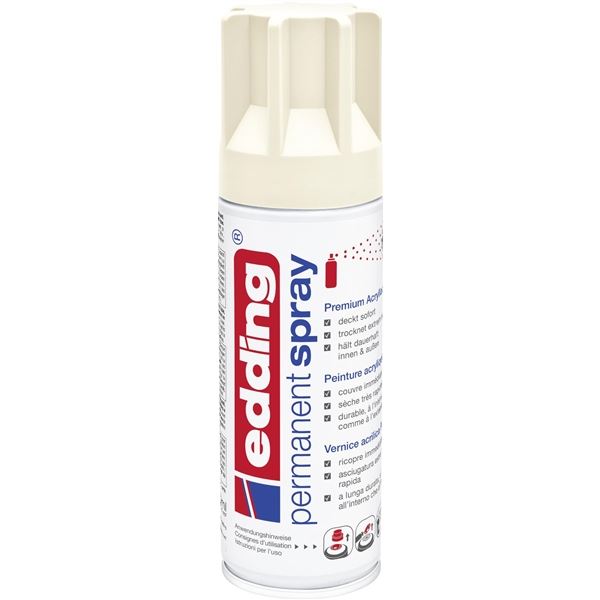 Acrylspray Edding 5200, elfenbein matt