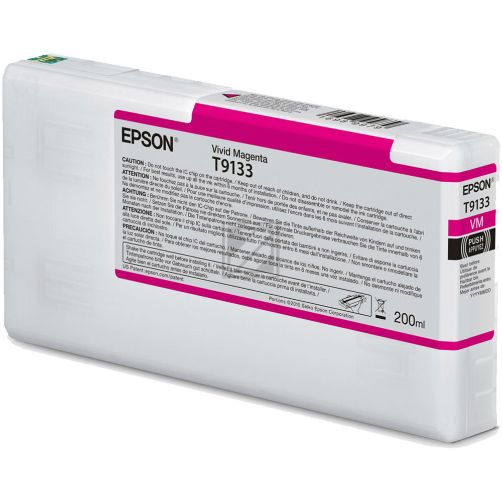Original Epson C13T913300 / T9133 Tinte magenta