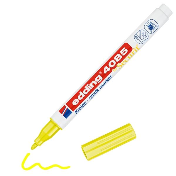 Kreidemarker für glass edding 4085, neongelb
