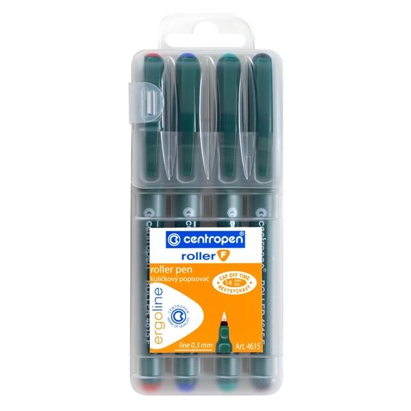 Rolle Centropen 4615 ERGO, 0,3 mm, Satz mit 4 Farben