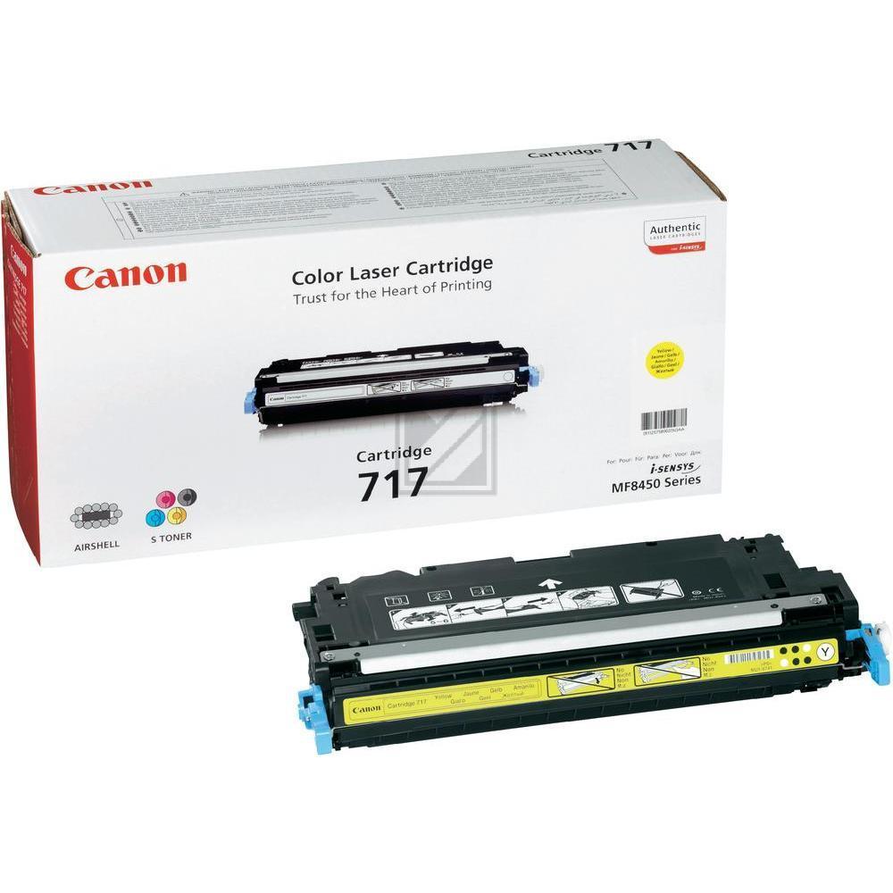 Original Canon 2575B002 / 717Y Toner gelb Canon Toner-Kartusche gelb (2575B002, 717)
