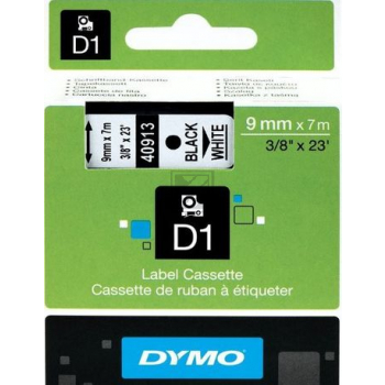 DYMO D1 Standard 9mm x 7m