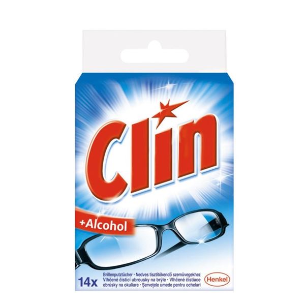 Brillenputztücher Clin, 14 Stück