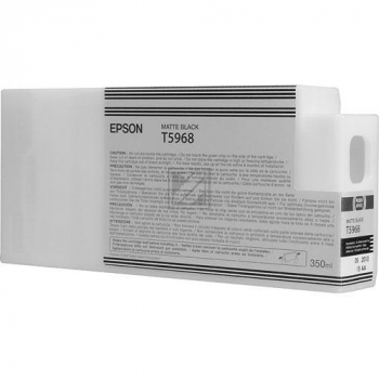 Original Epson C13T59680N / T5968 Tinte schwarz matt