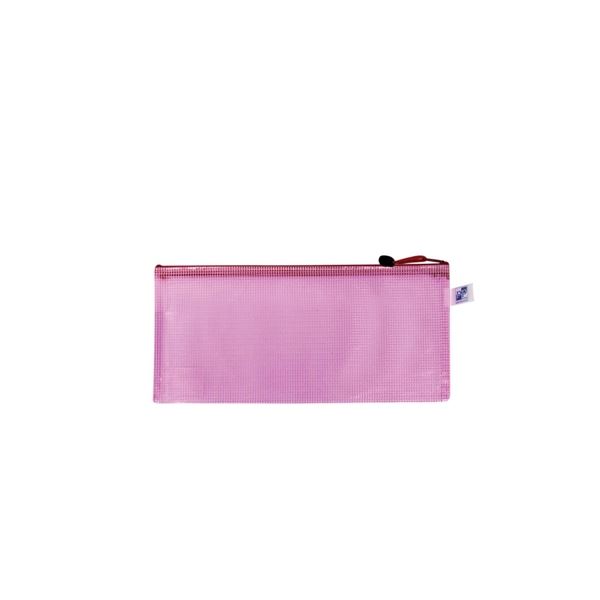Netz-Zip-Umschlag Opaline DL,300 mic,1Stück,rosa