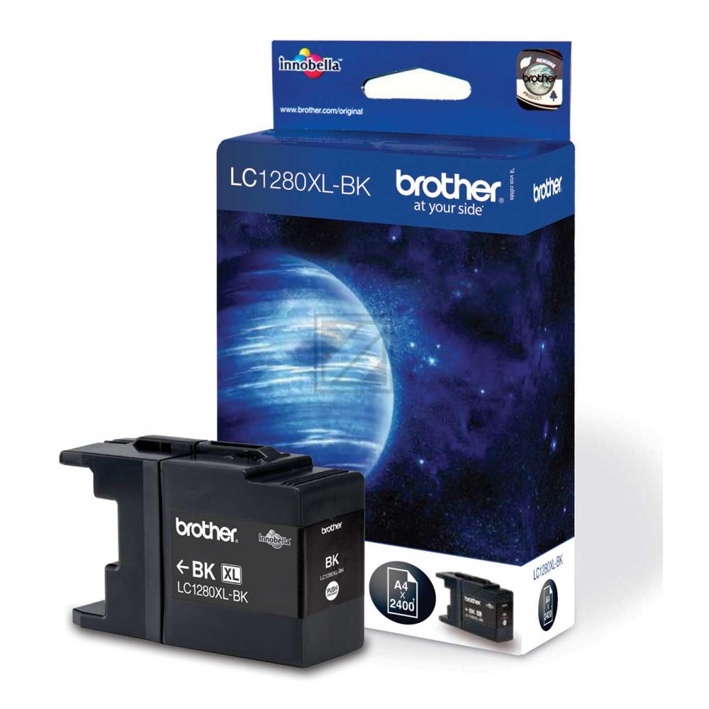 Original Brother LC-1280XLBK Tinte schwarz
