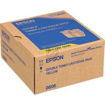 Original Epson C13S050606 / 0602 Toner gelb