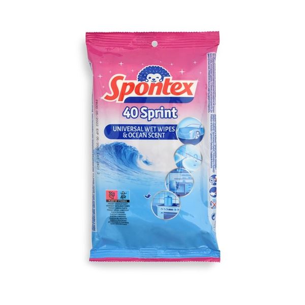 Spontex Universal-Feuchttücher, 40 Stück