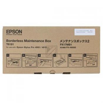 Original Epson C13T619100 / T6191 Resttintenbehälter
