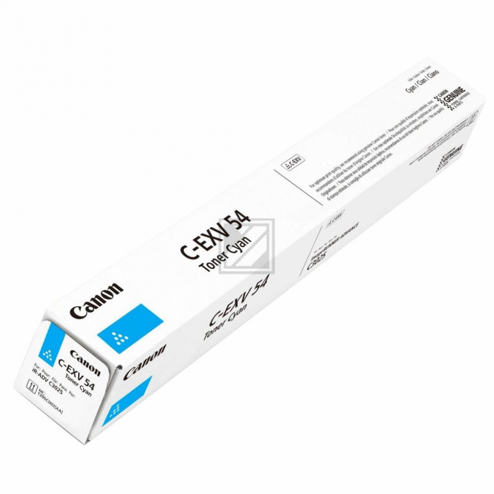 Original Canon 1395C002 Toner cyan Canon Toner-Kit cyan (1395C002, C-EXV54)