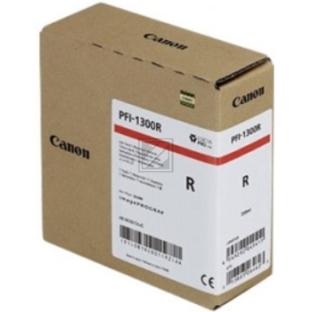 Original Canon 0819C001 / PFI-1300R Tinte rot Canon Tintenpatrone rot (0819C001, PFI-1300R)
