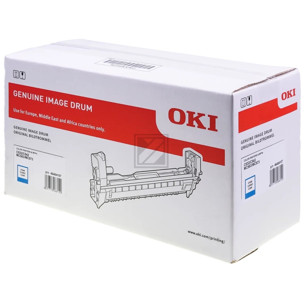 Test OKI Fotoleitertrommel cyan (46484107)