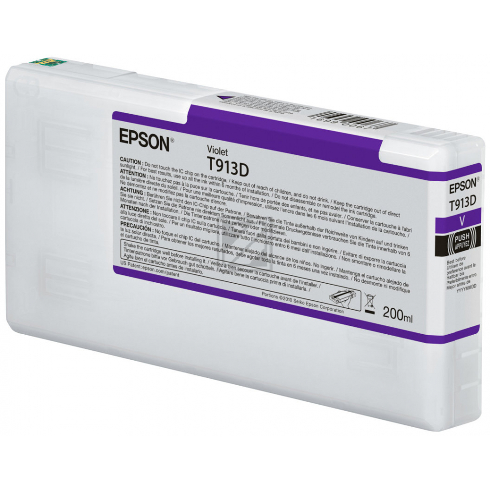 Original Epson C13T913D00 / T913D Tinte violett