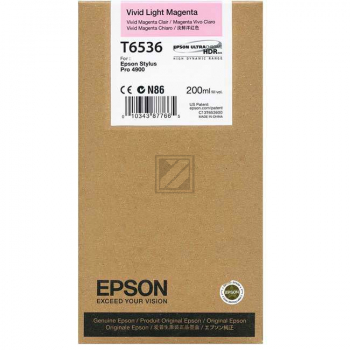 Original Epson C13T653600 / T6536 Tinte magenta hell