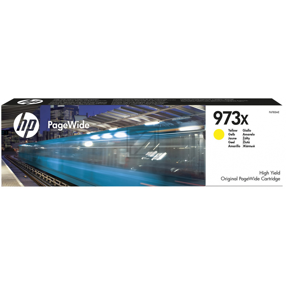 Original HP F6T83AE / 973X Tinte gelb