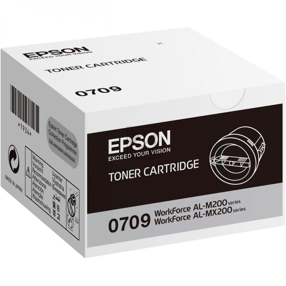 Original Epson C13S050709 / 0709 Toner schwarz