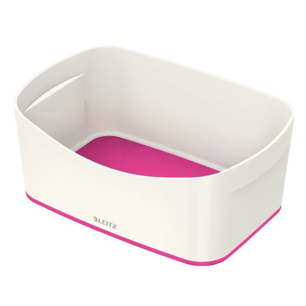 Leitz MyBox Schreibtischbox, weiß/rosa