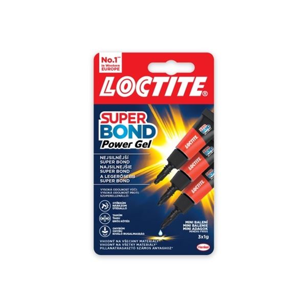 Super Bond Minitrio Sekundenkleber, Gel 3x1 g