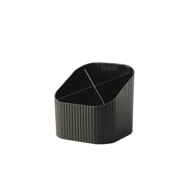 Bleistifthalter X-LOOP, 4-teilig, schwarz