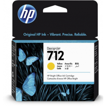 Original HP 3ED69A / 712 Tinte gelb