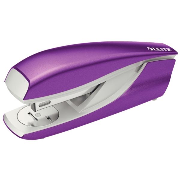 Heftgerät Leitz NeXXt 5502, Ganzmetall, Tischgerät, heftet 30 Blatt, lila