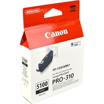 Canon Tintenpatrone schwarz matt (6951C001, PFI-5100MBK)