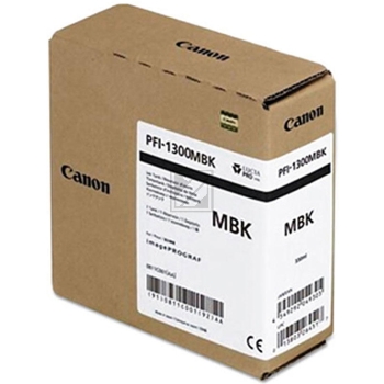 Original Canon 0810C001 / PFI-1300MBK Tinte schwarz matt Canon Tintenpatrone schwarz matt (0810C001, PFI-1300MBK)