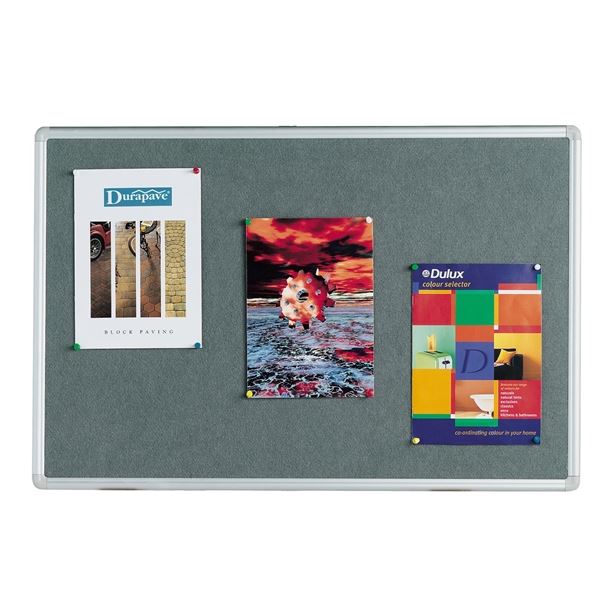 Q-Connect Filzplatte 120 x 90 cm, grau