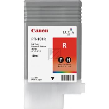 Original Canon 0889B001 / PFI-101R Tinte rot