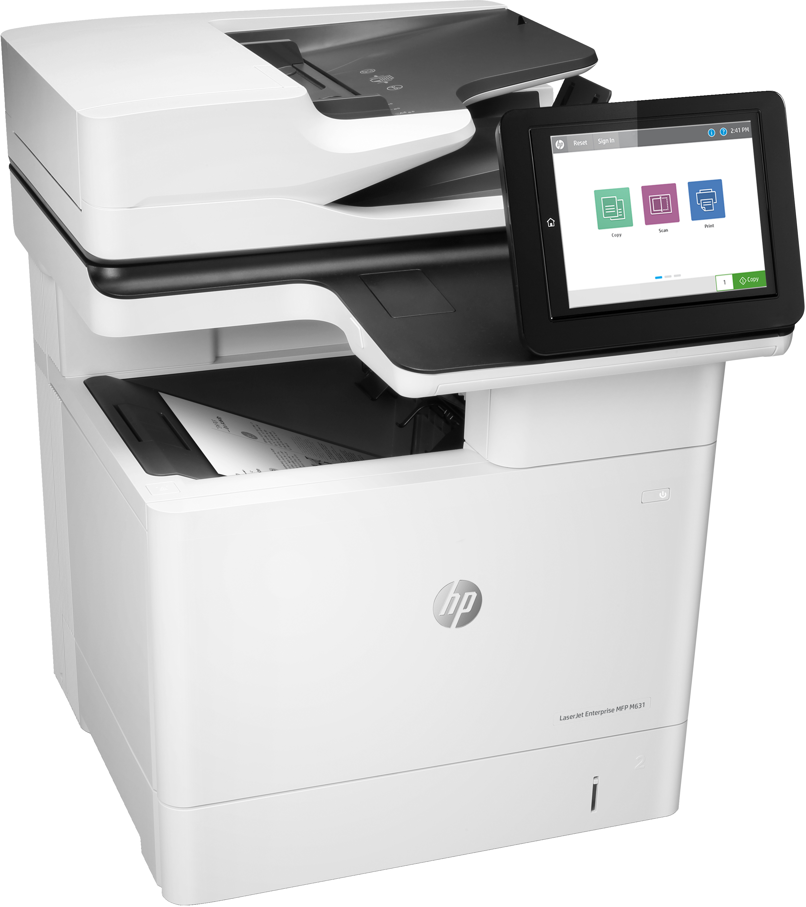 HP LaserJet Enterprise MFP M631dn, Drucken, kopieren, scannen
