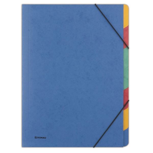 Sortierbuch Donau - A4, 7 Fächer, blau, 1 Stück