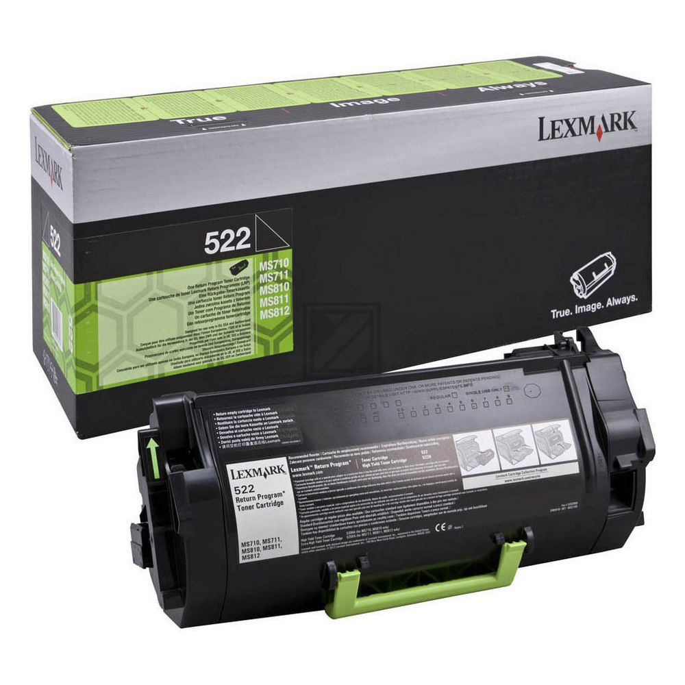 Original Lexmark 52D2000 / 522 Rückgabe-Toner schwarz