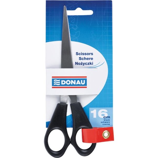 Donau-Schere, 16 cm, schwarz
