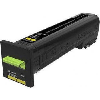 Original Lexmark 72K0X40 Toner gelb